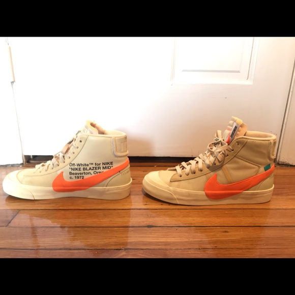 NEW Nike OFF-WHITE x Blazer Mid 'All Hallows Eve’ - Picture 3 of 7